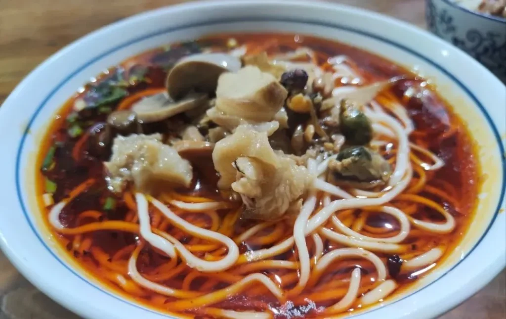 Special noodles at Changxi in Jinniu District