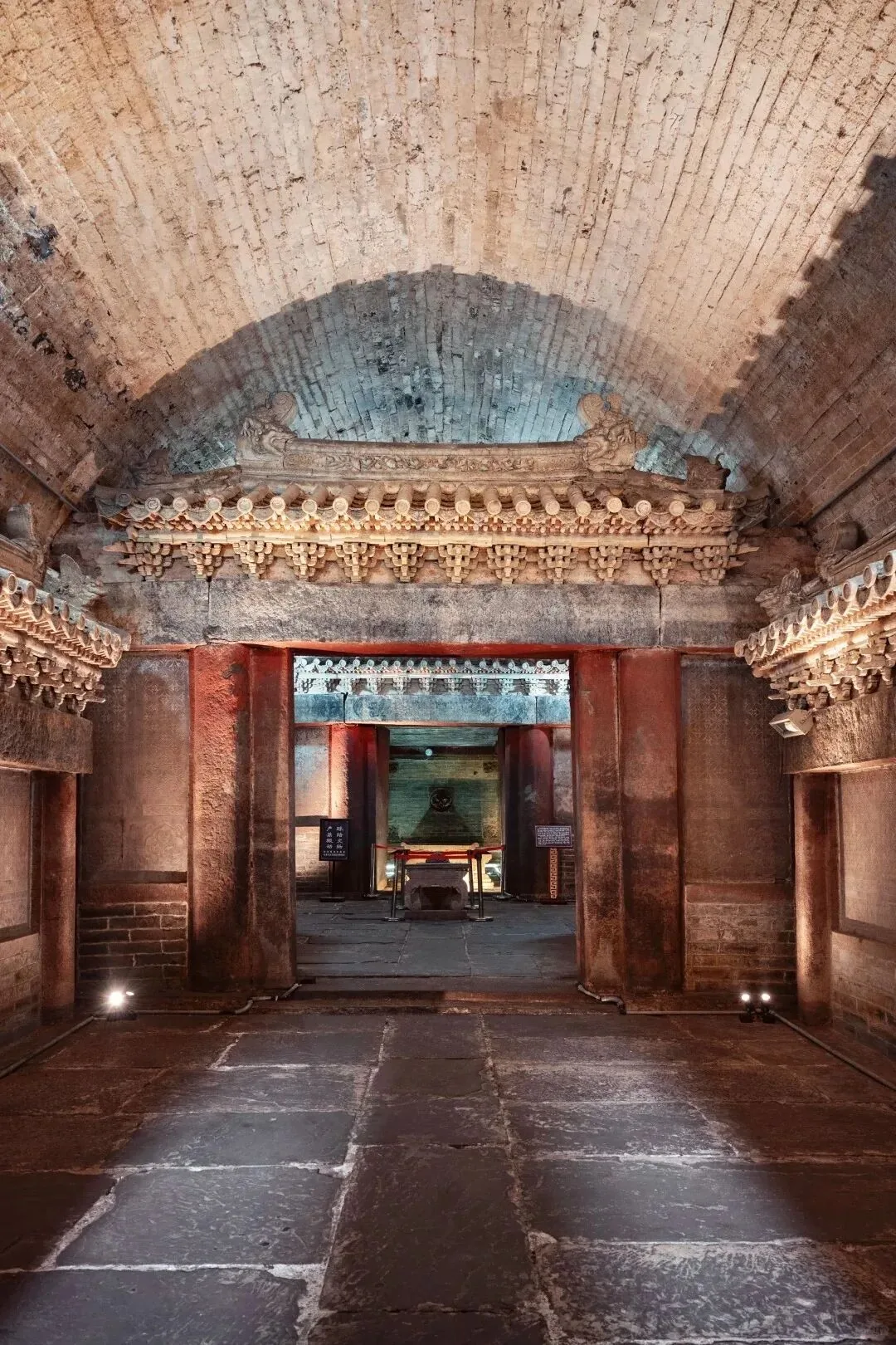 Aerial view of the Ming Shu Prince Tomb necropolis in Longquanyi, Chengdu