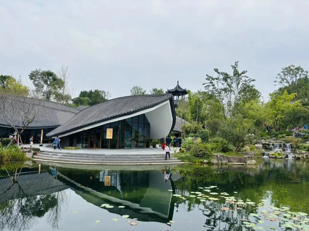 Beijing Garden at Chengdu Expo Park resembling the Summer Palace