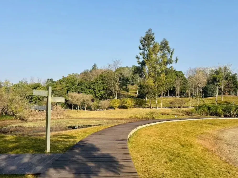 Tianfu Science City Mountain Park entrance in Tianfu New Area