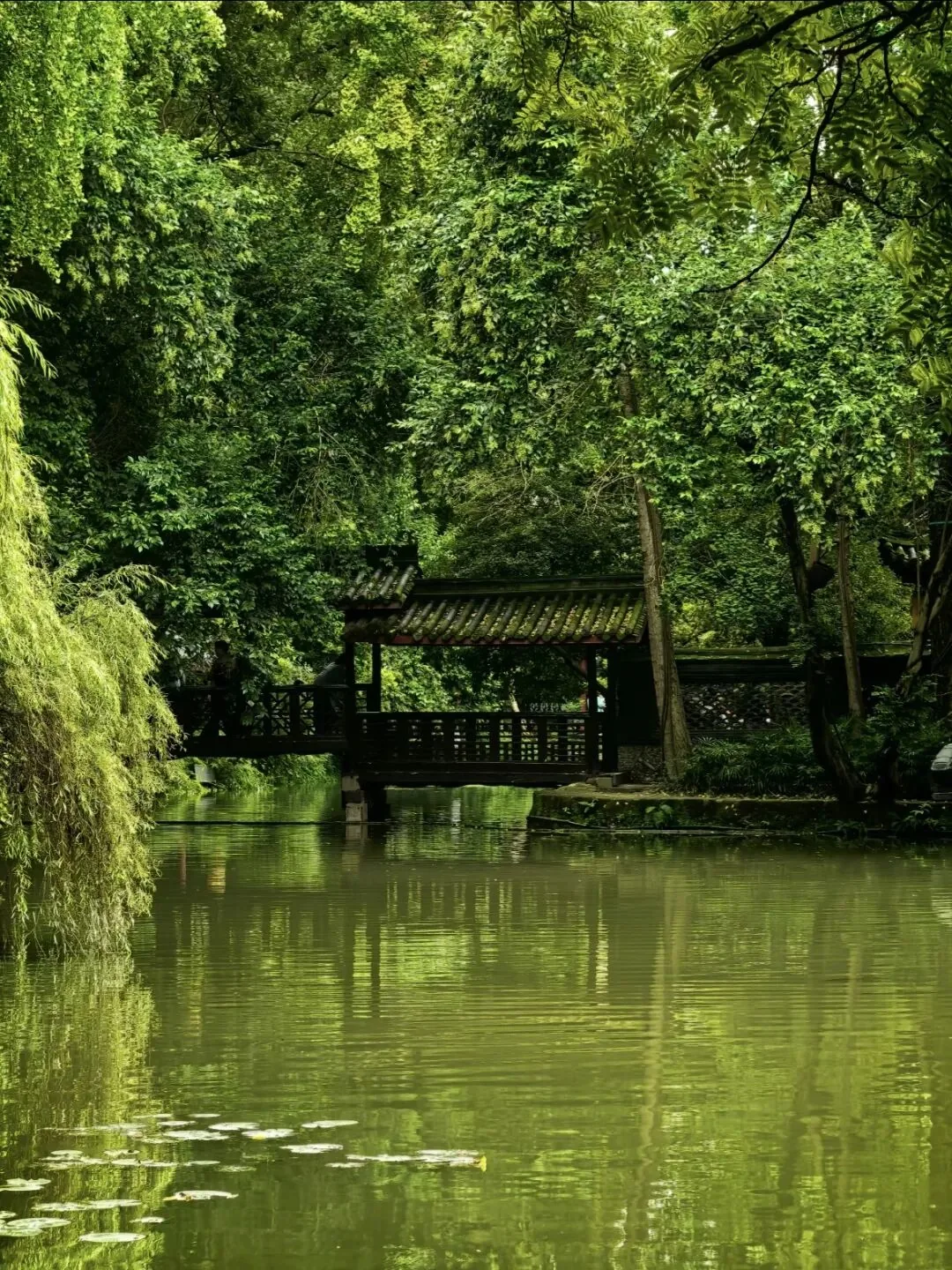 Yihua Chi pond and pavilion, remembered in Lu You's poetry