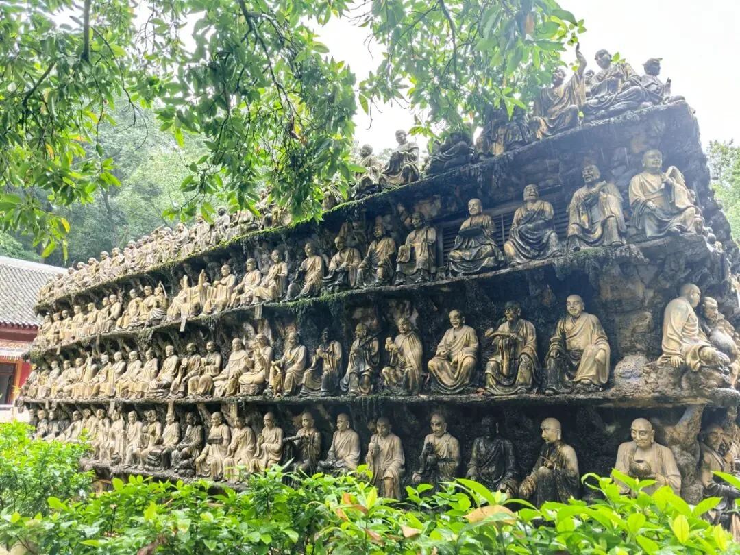 Jigong statue at Sanmei Chanlin temple in Pengzhou, Chengdu