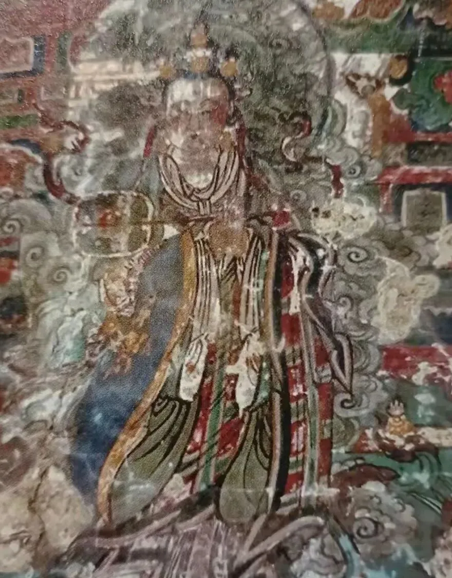 Ming dynasty Mahavira Hall and murals at Longzang Temple in Xinfan
