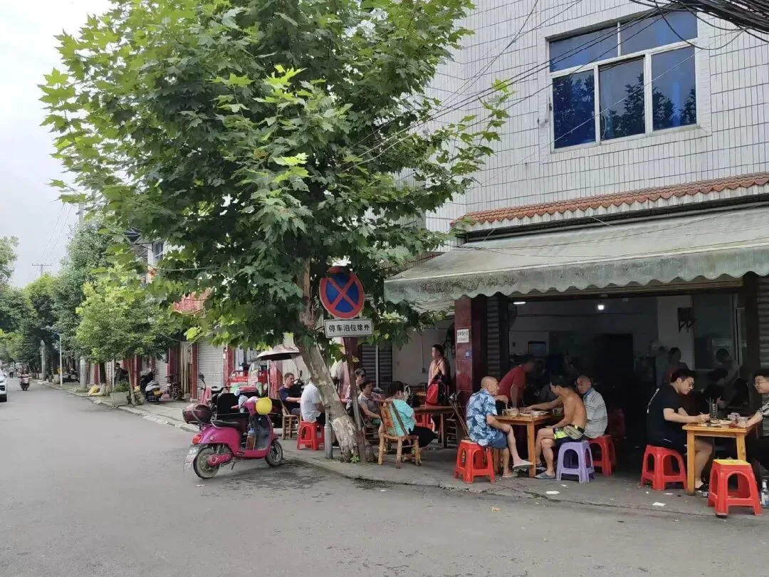Old street layout of Hesheng's seven lanes from Qing Dynasty
