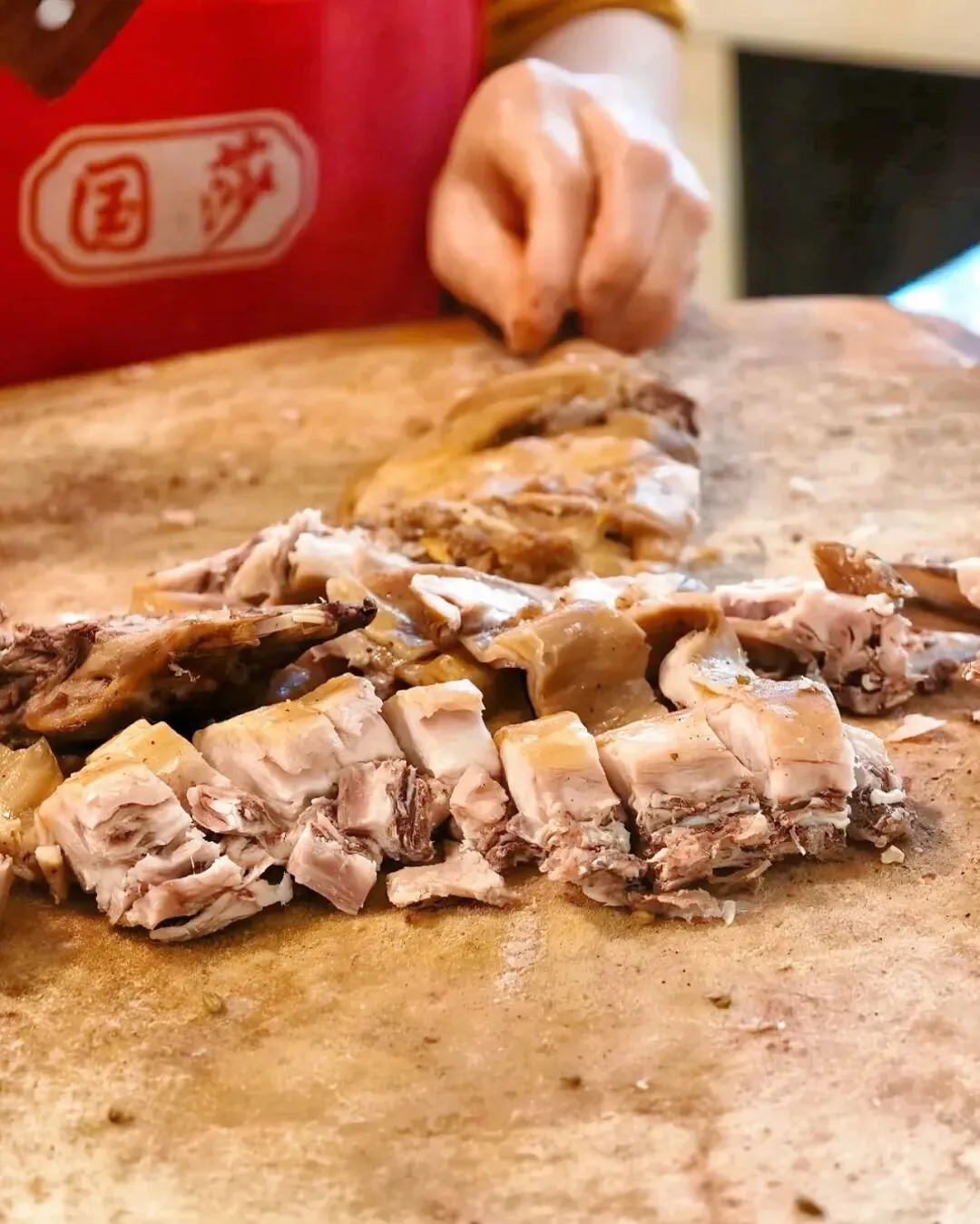Freshly sliced and mixed cold dishes prepared to order