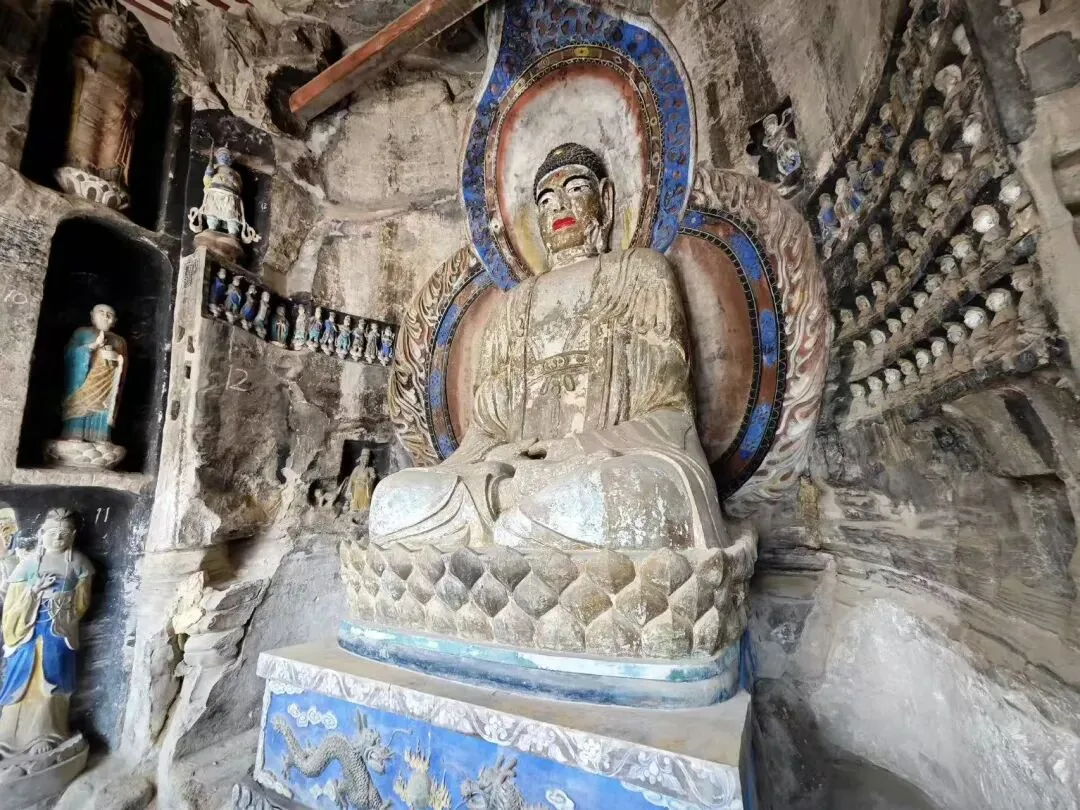 Thousands of stone carvings at Mituo Temple, reminiscent of Dazu